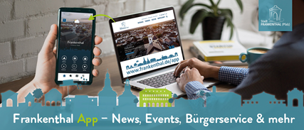 Flyer für die Frankenthal-App
