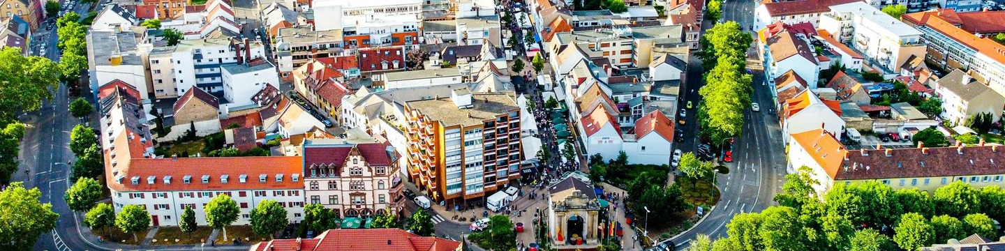 Frankenthal von oben